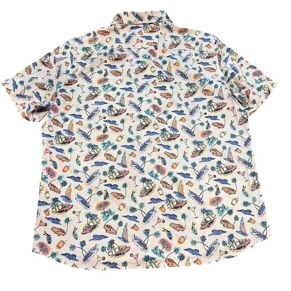 Southern Tide Intercostal Collection Mens Size L Martini Performance Button Down - Picture 1 of 7